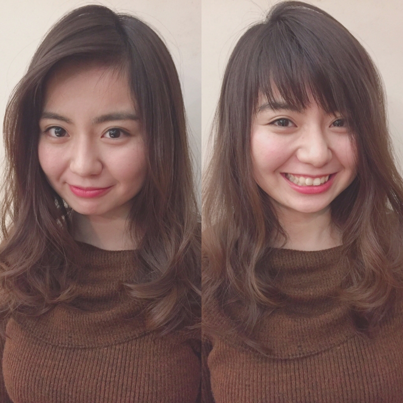 ダブルバングでイメチェン☆