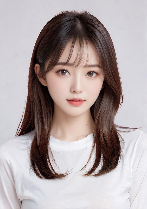 韓国ミディアムレイヤー大人かわいい20代30代40代