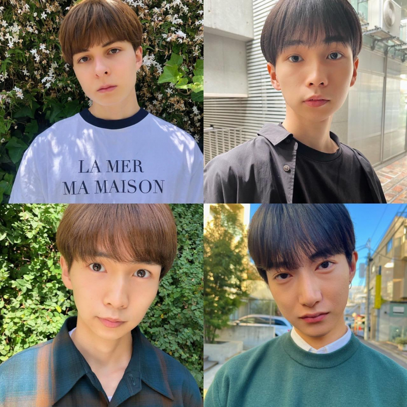 シースルーバングシースルーマッシュ韓国マッシュ