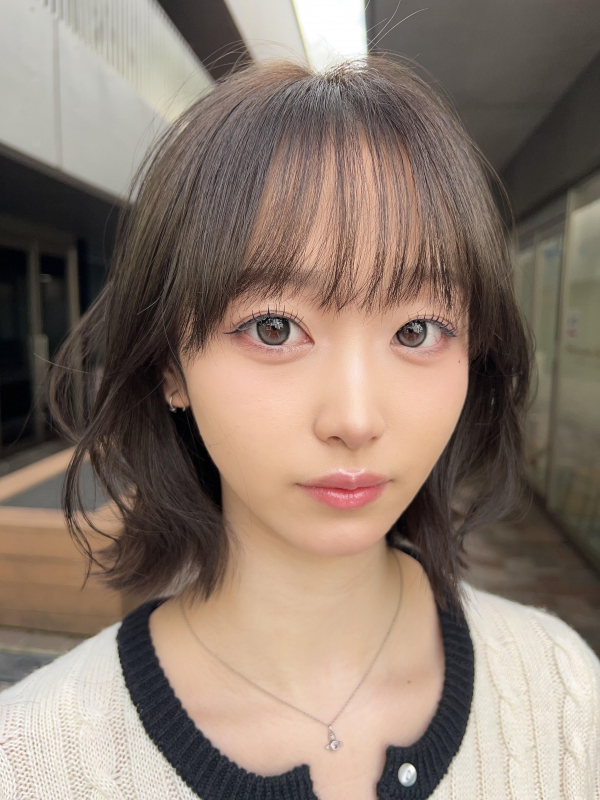 #外ハネボブ#レイヤーボブ#グレージュカラー #ボブパーマ #アッシュベージュ