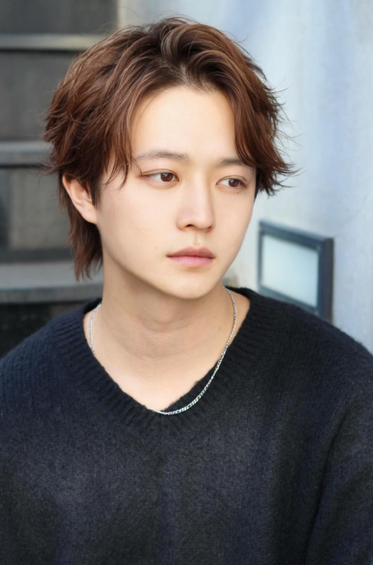 かきあげ爽やかショートフェザーパーマ