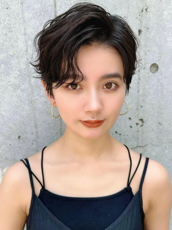 ジェンダーレスショートハンサムショートメンズライクショート