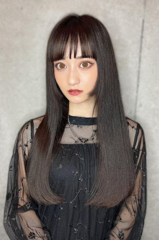 20代30代40代髪質改善トリートメントブルーブラック透け感