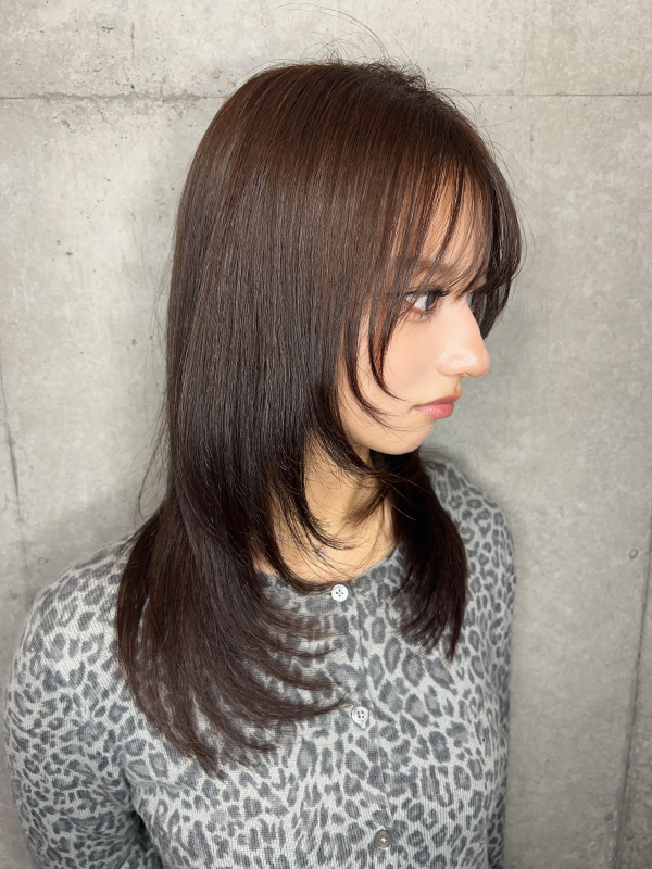 #ハッシュカット#レイヤーカット#くびれヘア #ショコラブラウン#アッシュベージュ