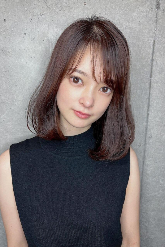 ふんわり質感透明感艶感髪質改善しなやか春カラー