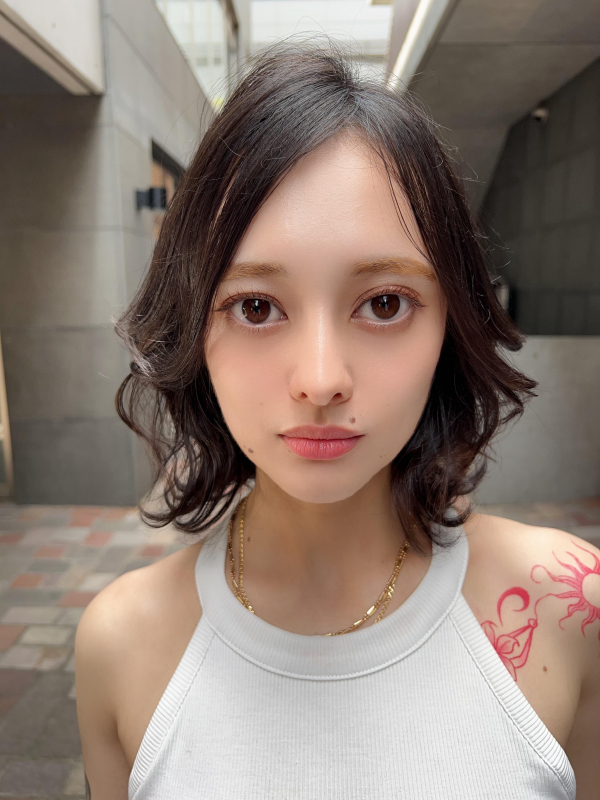 #ミディアムレイヤー#外ハネミディアム#くびれレイヤー#外ハネボブ#レイヤーボブ