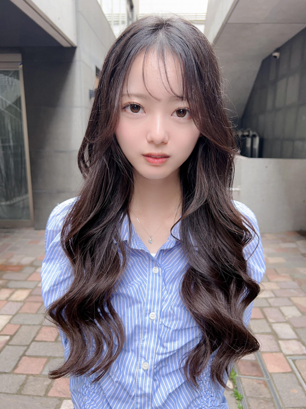 #シースルーバング#レイヤーカット#ショコラブラウン#チョコレートブラウン#ヨシンモリ