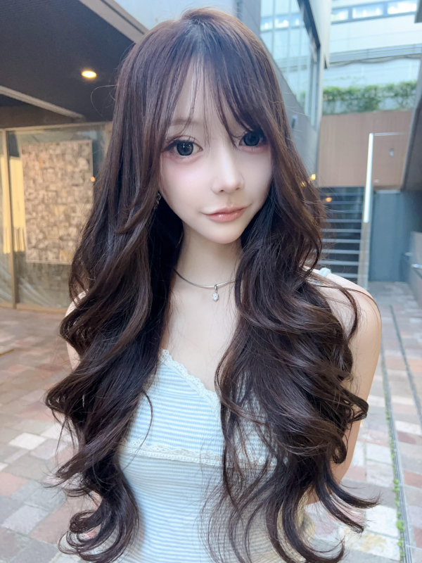 #レイヤーカット#ハッシュカット#ミルクティーベージュ#アッシュベージュ#くびれヘア