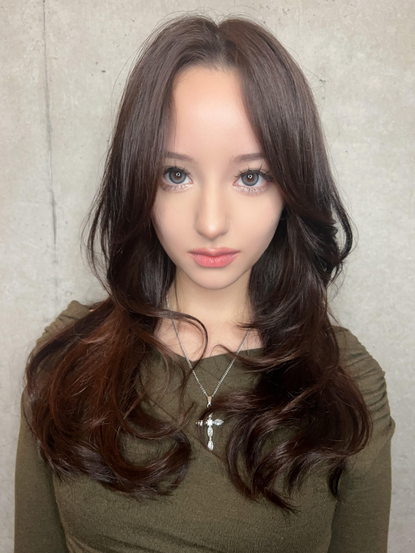 #ハッシュカット#レイヤーカット#くびれヘア #カーテンバング#ショコラブラウン