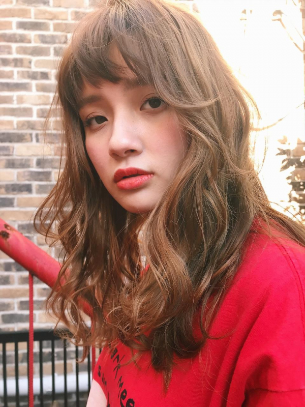 3Dカラーのロング波ウェーブ【佐藤美紗】