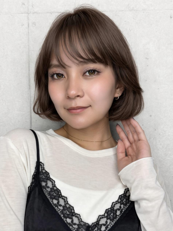 秋カラー秋パーマ大人可愛い髪質改善ヘルシースタイル韓国ヘア透明感